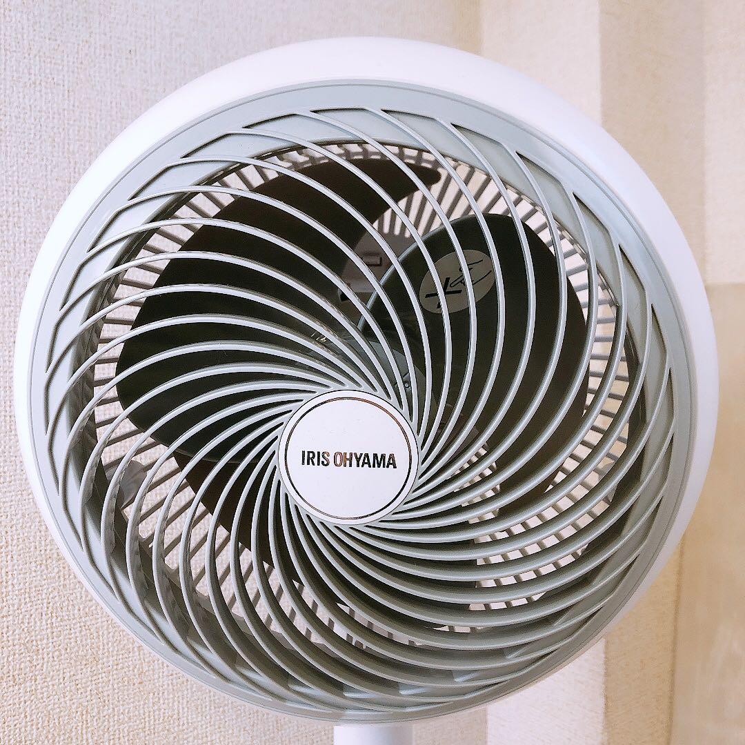 ①通電OK 24年製 アイリスオーヤマ サーキュレーター扇風機 中古品