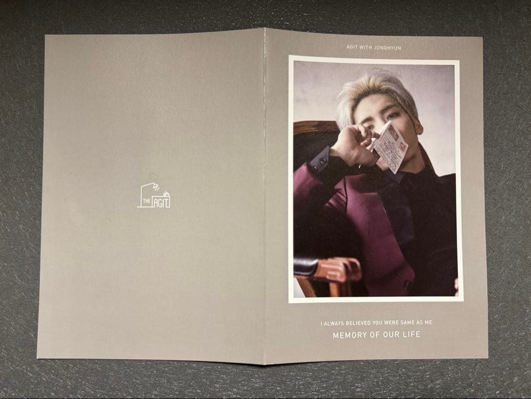 SHINee ジョンヒョン THE AGIT レター&カード