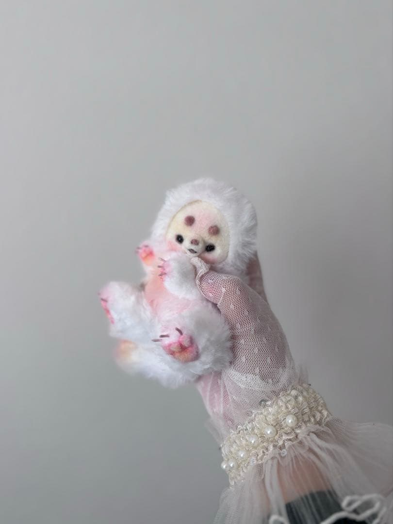 アートドール　No.075 ましゅまろ幻獣 羊毛フェルト