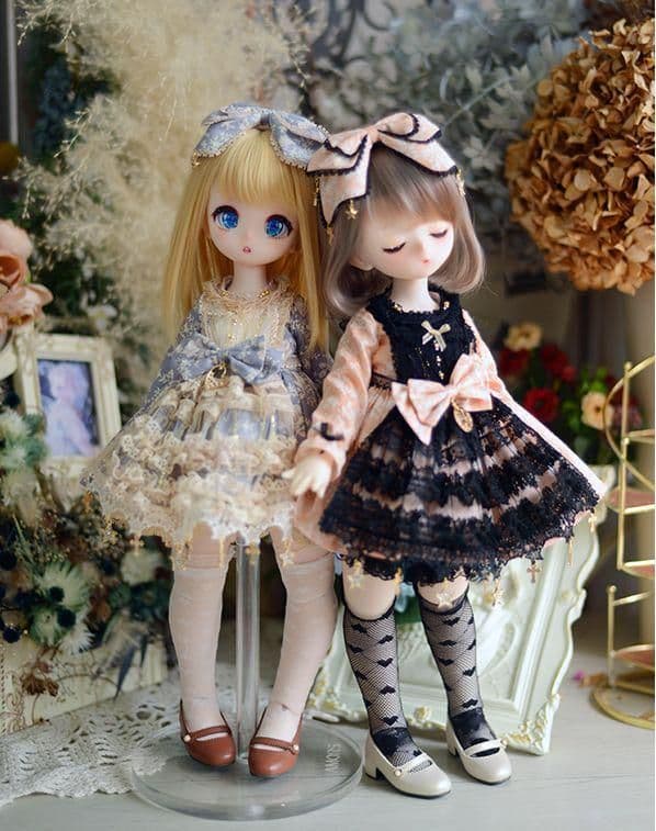 A26 BJD 1/4 ドール 衣装 洋服 ワンピース 6点セット ハンドメ