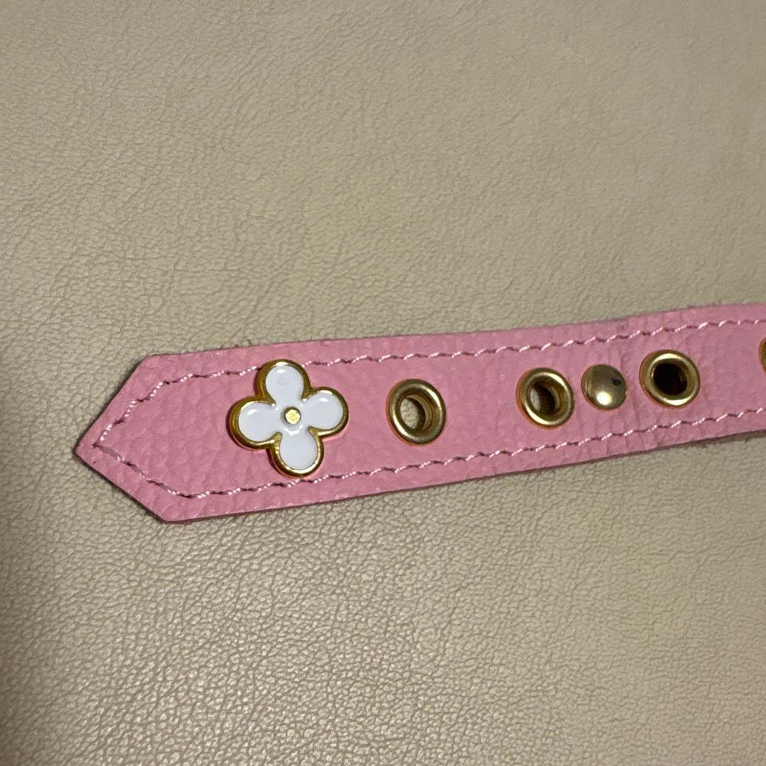 kazama ハーネス　ピンク　SS ゴールド金具　パール