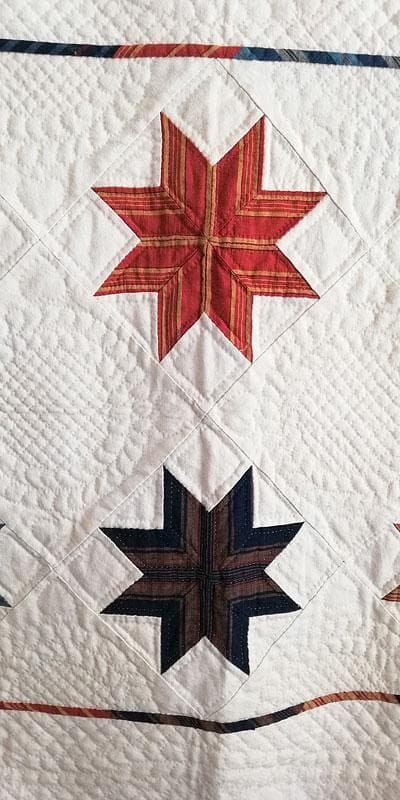 ★パッチワークキルト 109cm×82cm ハンドメイド