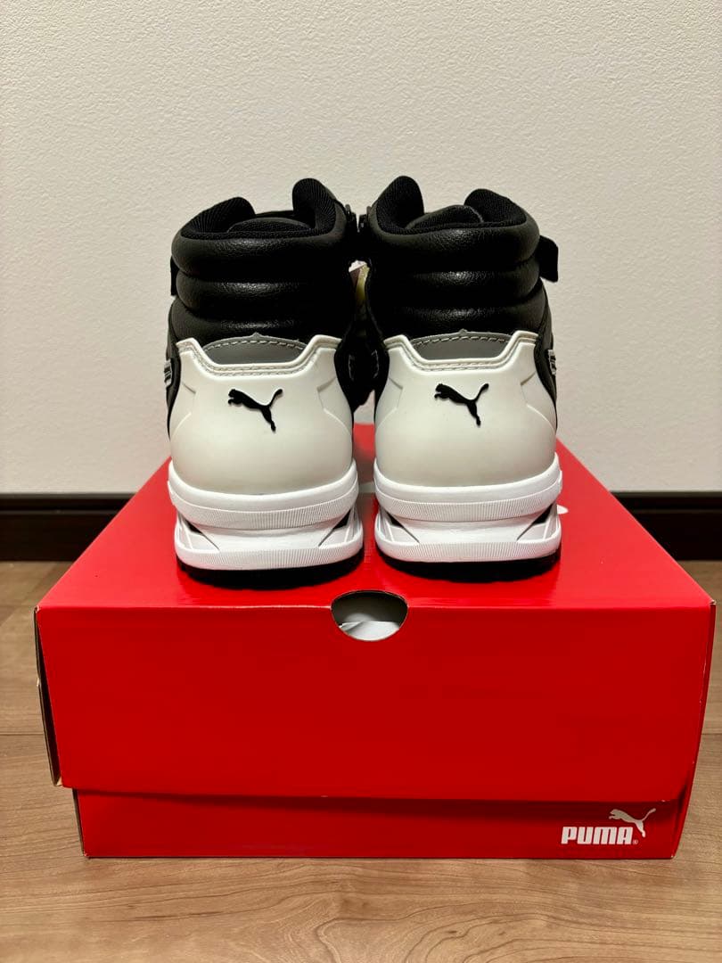 新品未使用PUMA 安全靴 26.5cmハイカット ライダー2.0ブラックミッド