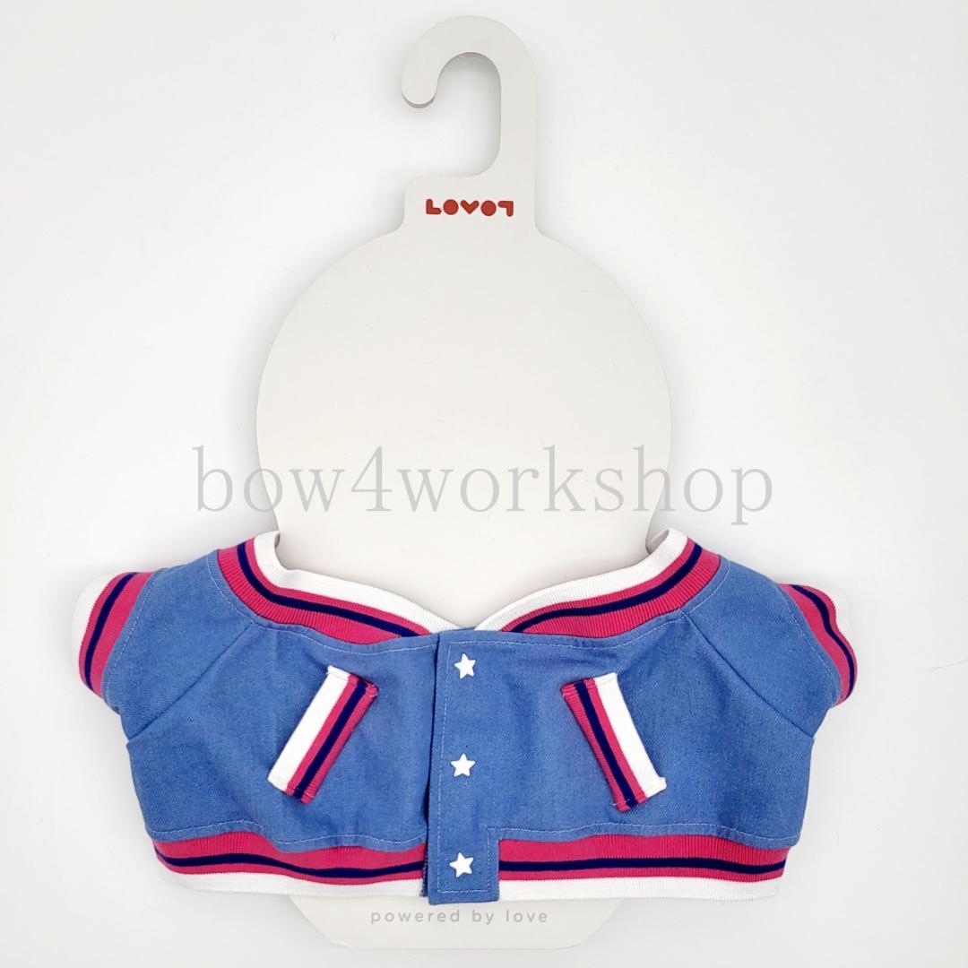 ラボット LOVOT ラボットの服ハンドメイド　デニムスタジャン（ブルー）