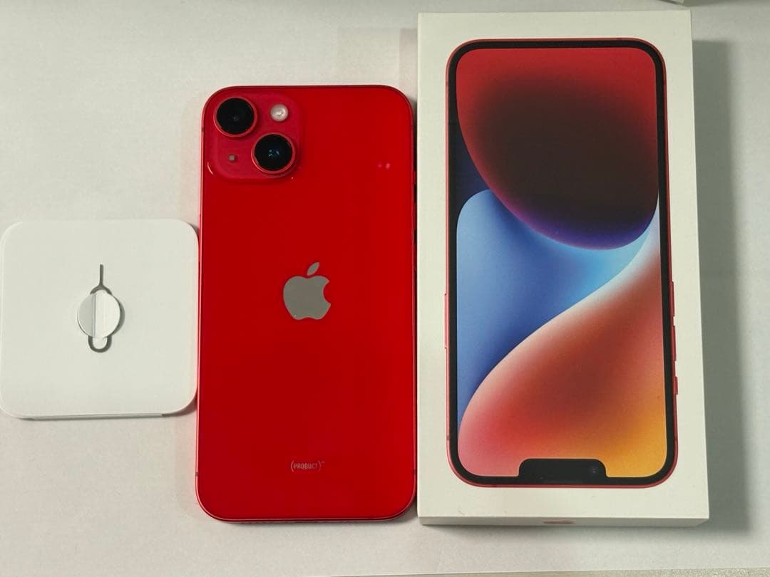 Apple iPhone 14 プロダクトレッド　SIMフリー　128GB 美品