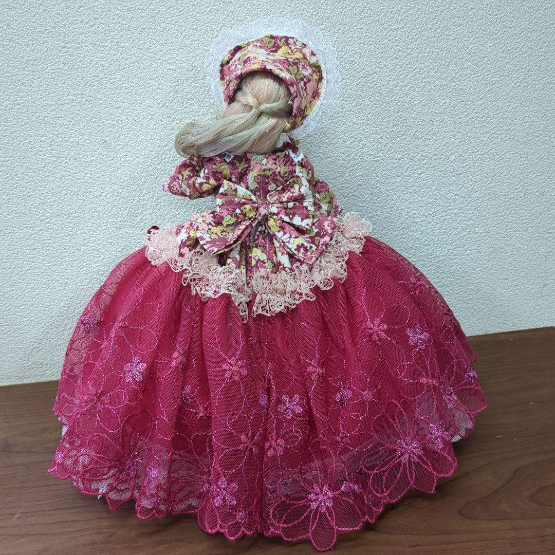 K*6様 ジェニーフレンド27cmドール服　ピンク♡お花たっぷりのドレス