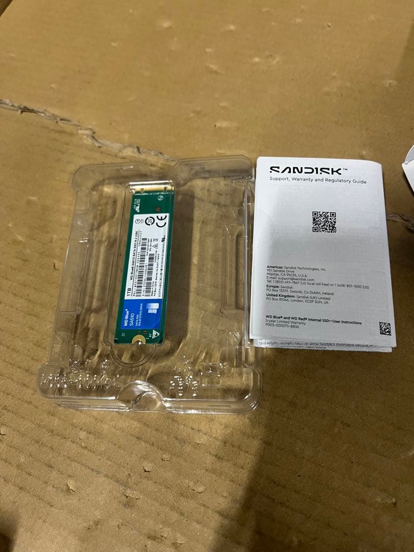 ウエスタンデジタル 内蔵SSD 1TB WD Blue SA510