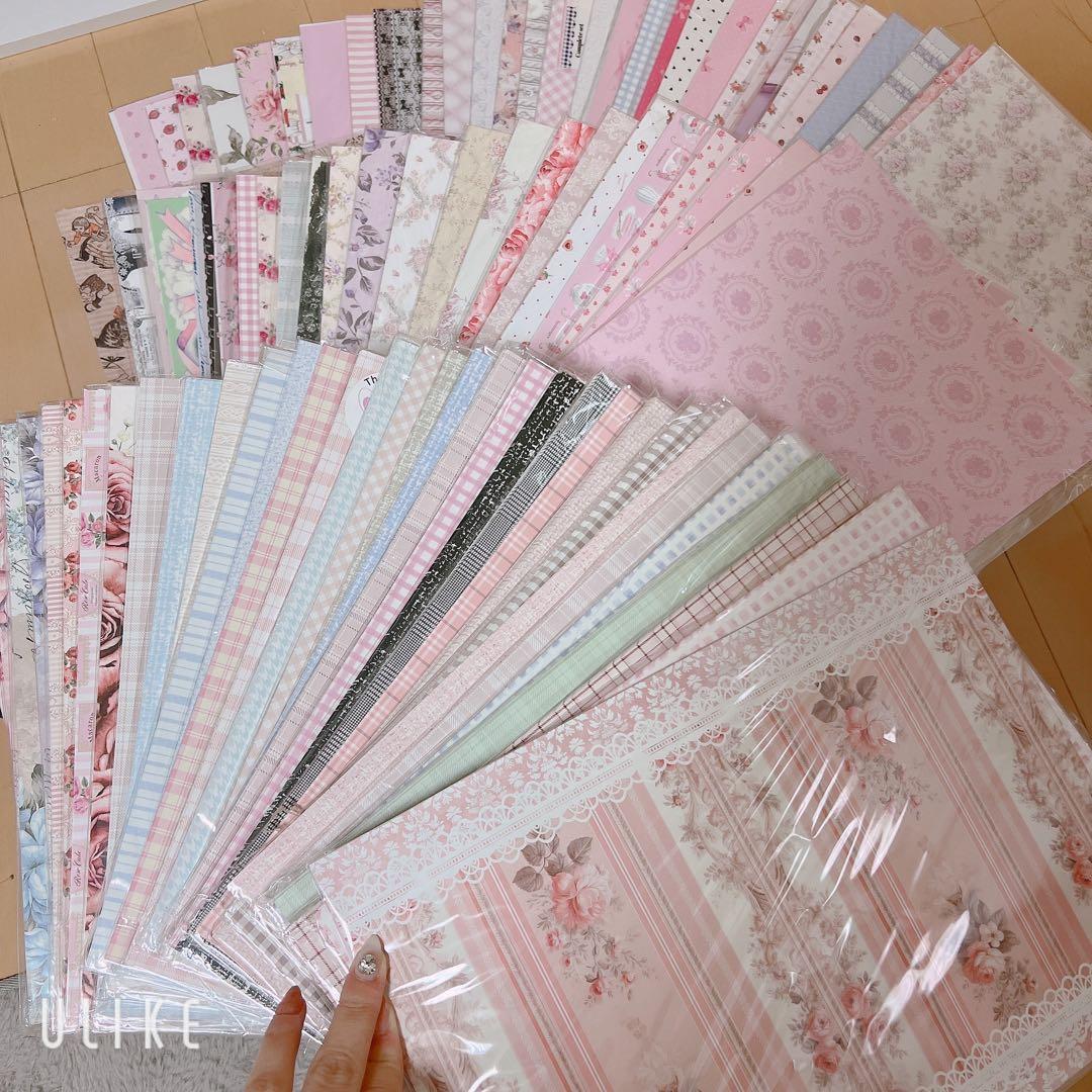 紙モノ コラージュ素材 デザペ デザインペーパー 大量 まとめ売り