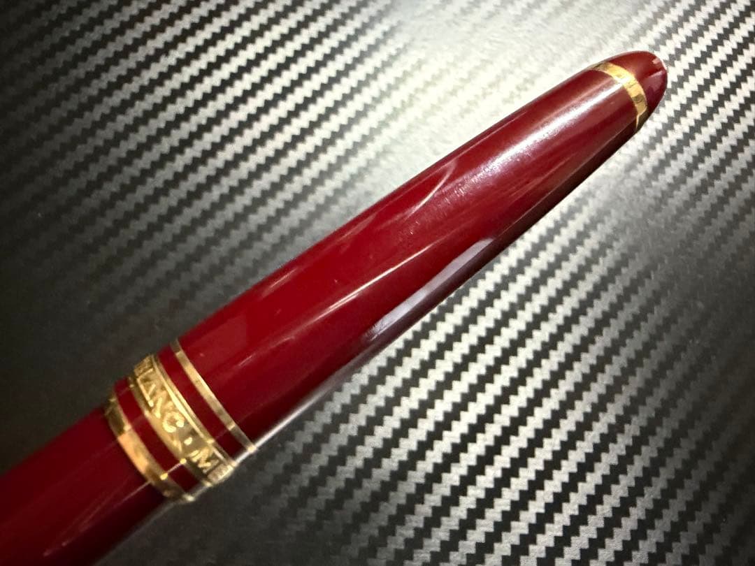 極美品 モンブラン マイスターシュテュック 163 ボルドー ローラーボール
