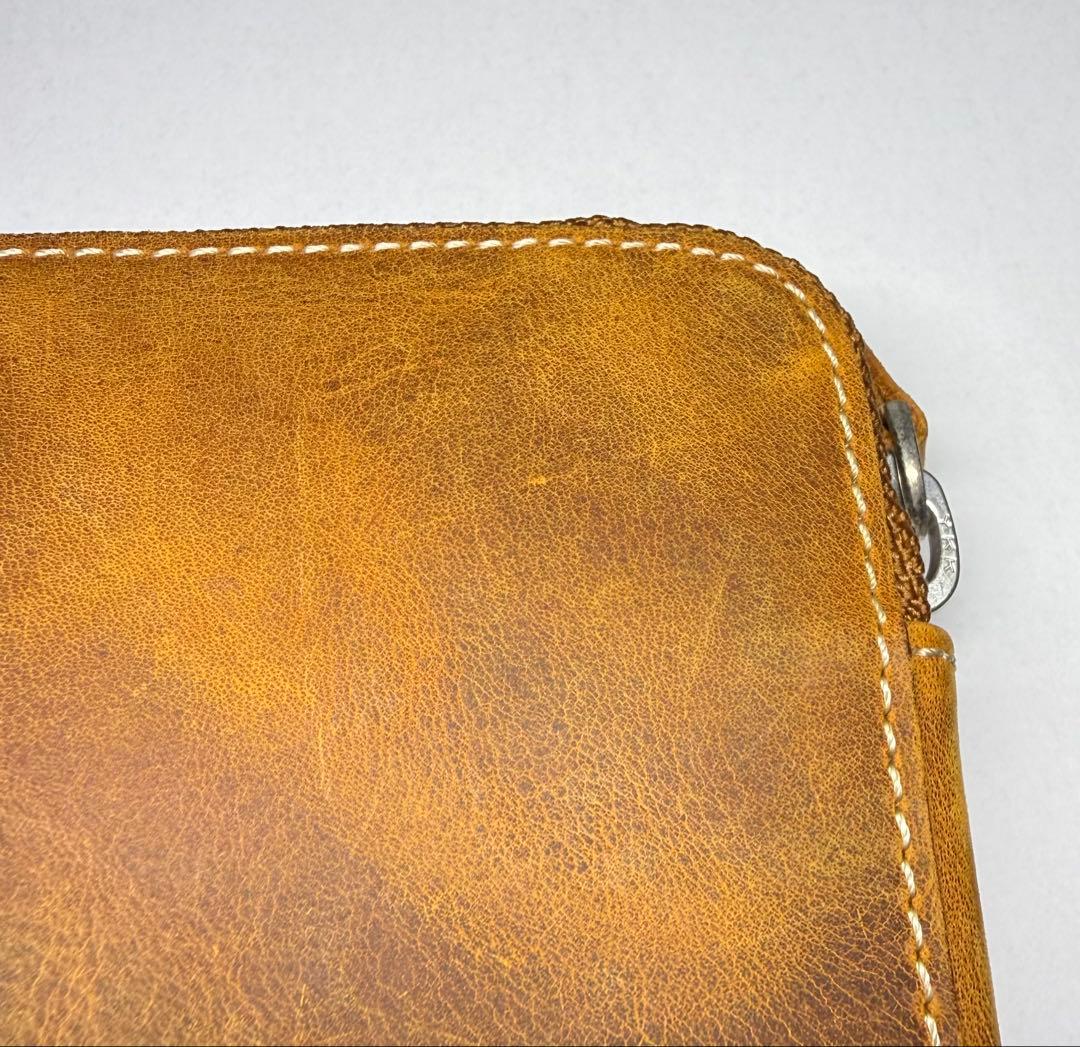 Galen Leather 10本差しペンケース クレイジーホースブラウン