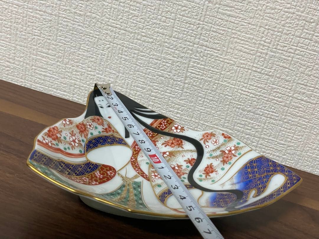 希少 有田焼 其泉 賞美堂 雛人形絵皿 夫婦雛二枚