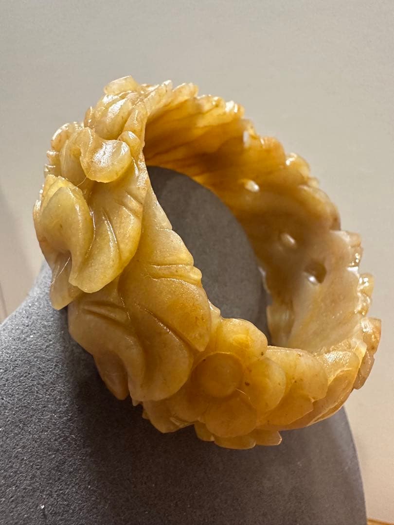 春節祭　花開冨貴　糖色原石バングル