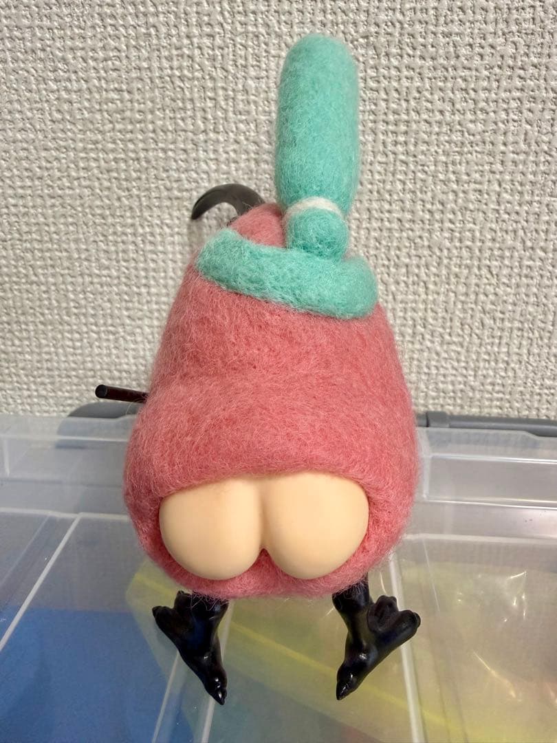 シリトリ　サインあり　ボバンチ　ハンドメイド　ワンフェス　人形　鳥　お尻