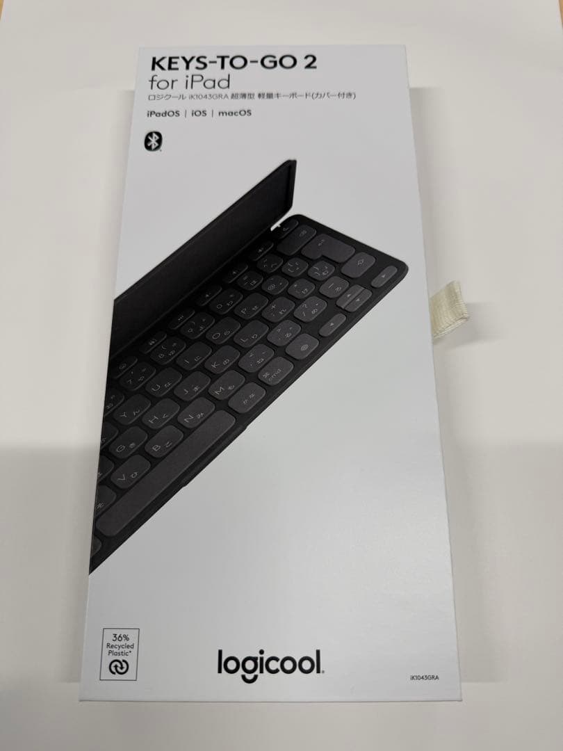 ロジクール KEYS-TO-GO2 for iPad 超薄型軽量キーボード