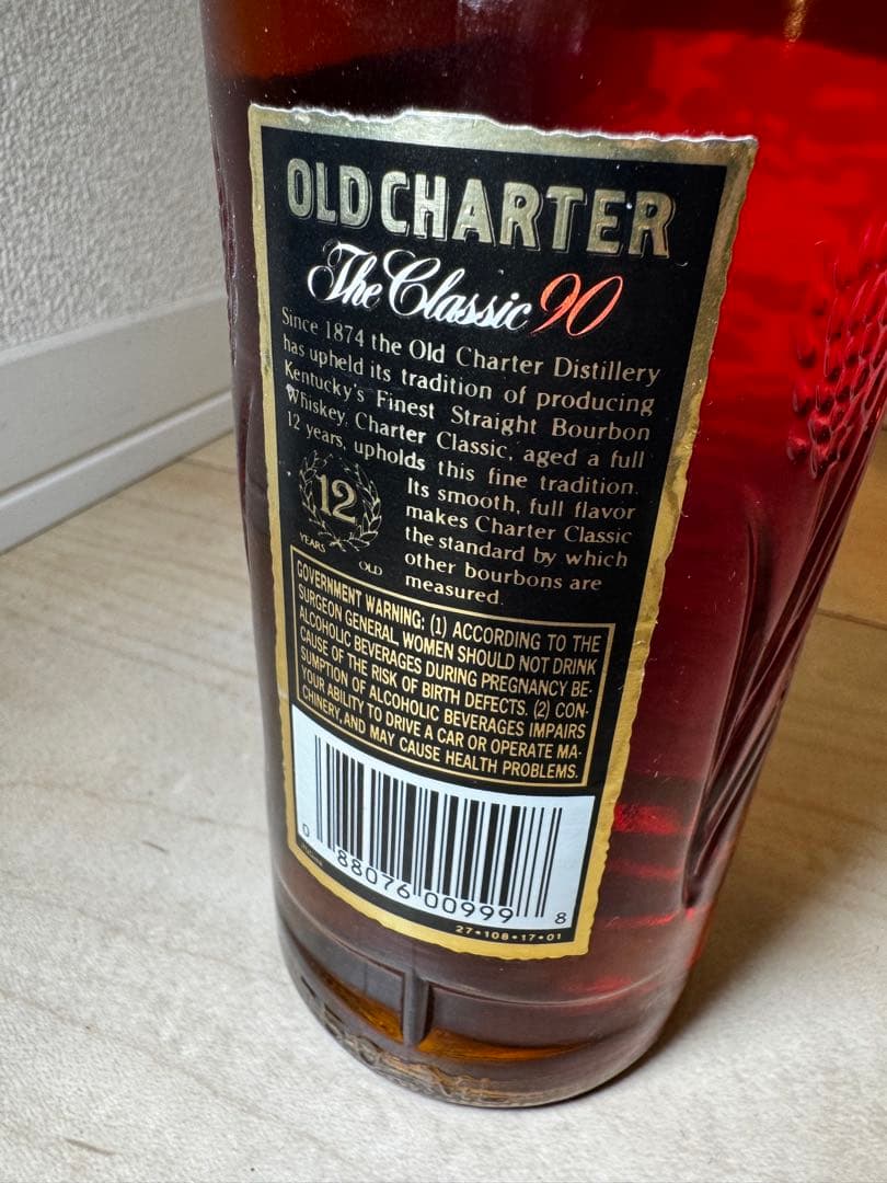 【新品未開栓】OLD CHARTER オールドチャーター 12年 バーボン 古酒