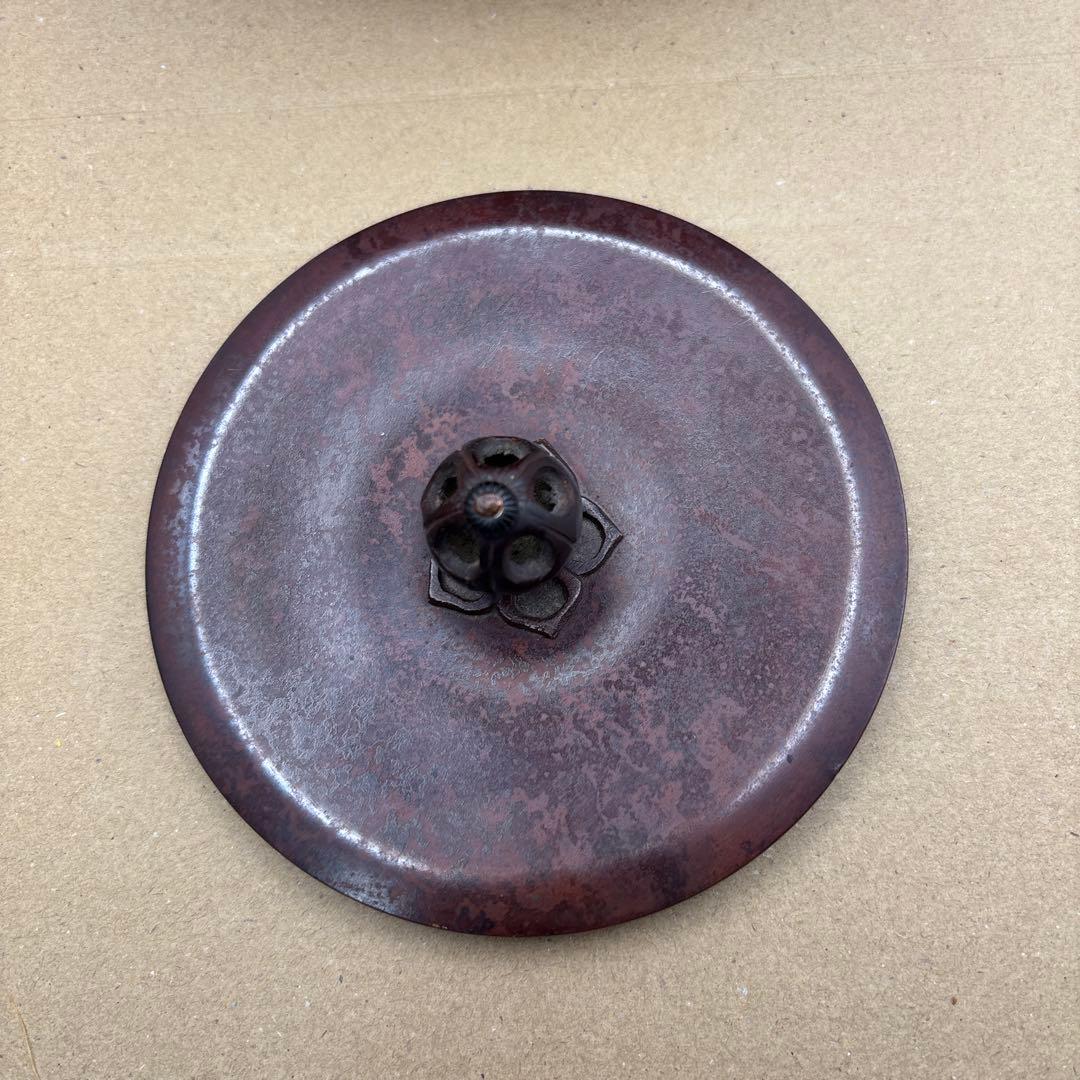 茶道具 釜 亀甲地紋 高橋 敬典 作 釜